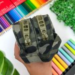 Estojo Escolar Duplo Nylon - Daterra