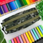 Estojo Escolar Duplo Nylon - Daterra