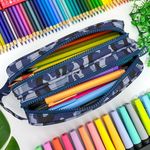 Estojo Escolar Duplo Nylon - Daterra