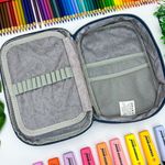 Estojo Escolar Box Camuflado Nylon - Daterra