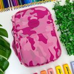 Estojo Escolar Box Camuflado Nylon - Daterra