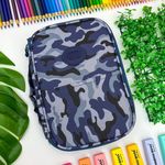 Estojo Escolar Box Camuflado Nylon - Daterra