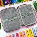 Estojo Escolar Box Camuflado Nylon - Daterra