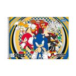 CadernCaderno de Cartografia e Desenho Sonic  80 Folhas 27,5 x 20 cm- Tilibrao de Cartografia e Desenho One Piece 80 Folhas 27,5 x 20 cm - Tilibra