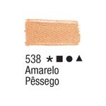 Tinta para Tecido 37 ml  Amarelo Pêssego (538) - Acrilex
