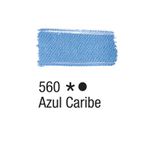 Tinta para Tecido Azul Caribe (560)  37 ml   - Acrilex