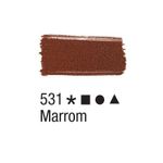 Tinta para Tecido Marrom (531)  37 ml   - Acrilex