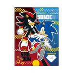 Caderno Quadriculado Brochura Sonic 40 folhas 1 x 1cm  – Tilibra