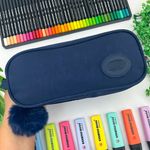 Estojo Escolar Duplo Nylon com Viés - Daterra