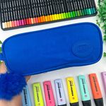 Estojo Escolar Duplo Nylon com Viés - Daterra