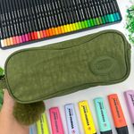 Estojo Escolar Duplo Nylon com Viés - Daterra