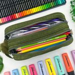 Estojo Escolar Duplo Nylon com Viés - Daterra