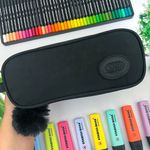 Estojo Escolar Duplo Nylon com Viés - Daterra