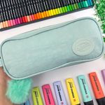 Estojo Escolar Duplo Nylon com Viés - Daterra