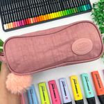 Estojo Escolar Duplo Nylon com Viés - Daterra