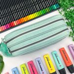 Estojo Escolar Duplo Nylon com Viés - Daterra