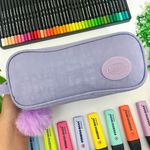 Estojo Escolar Duplo Nylon com Viés - Daterra