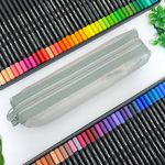 Estojo Escolar Simples Médio Telado Nylon - Daterra