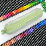 Estojo Escolar Simples Médio Telado Nylon - Daterra