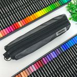 Estojo Escolar Simples Médio Telado Nylon - Daterra