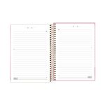 Caderno 1/4 Jolie Colorido Tom Pastel Espiral Capa Dura 14 x 20 cm 80 Folhas - Tilibra