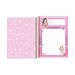 Caderno 1/4 Jolie Colorido Tom Pastel Espiral Capa Dura 14 x 20 cm 80 Folhas - Tilibra