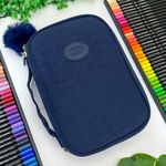 Estojo Escolar Box Com Bolso Nylon - Daterra
