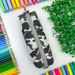 Estojo Escolar Simples Grande Camuflado Nylon - Daterra