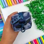 Estojo Escolar Simples Grande Camuflado Nylon - Daterra