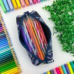 Estojo Escolar Simples Grande Camuflado Nylon - Daterra