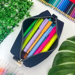 Estojo Escolar Simples Grande Nylon - Daterra