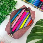 Estojo Escolar Simples Grande Nylon - Daterra