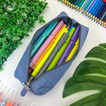 Estojo Escolar Simples Grande Nylon - Daterra