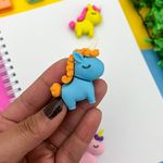 Borracha Decorada Unicórnio - Importado