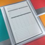 Caderno Universitário Espiral Basic Art Quadriculado 1x1 cm 20 x 27,5 cm 96 folhas - Jandaia