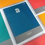 Caderno Universitário Quadriculado 7x7 Basic Art 20x27,5 cm 96 Folhas - Jandaia