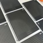 Caderno Espiral Stomp Quadriculado 1 x 1 cm 20 x 27,5cm 96 folhas - Jandaia