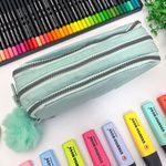 Estojo Escolar 3 em 1 Triplo Nylon - Daterra