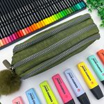 Estojo Escolar 3 em 1 Triplo Nylon - Daterra