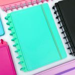 Caderno de Disco Médio 14 x 21,5 cm com 80 Folhas - Importado