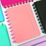Caderno de Disco Médio 14 x 21,5 cm com 80 Folhas - Importado