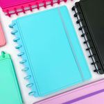 Caderno de Disco Médio 14 x 21,5 cm com 80 Folhas - Importado