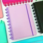 Caderno de Disco Médio 14 x 21,5 cm com 80 Folhas - Importado