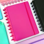 Caderno de Disco Médio 14 x 21,5 cm com 80 Folhas - Importado
