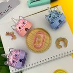 Apontador com Depósito Unicórnio Bolinhas (Azul, Rosa e Lilás) - Yins