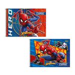 Caderno de Cartografia e Desenho Spider-Man Homem-Aranha 80 Folhas 27,5 x 20 cm- Tilibra