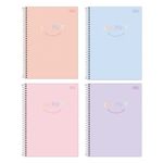 Caderno Universitário Capa Dura Happy 1 Matéria com 80 Folhas 20 x 27,5 cm - Tilibra