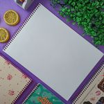 Caderno de Cartografia e Desenho Ana Castela 80 Folhas 27,5 x 20 cm- Tilibra