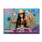 Caderno de Cartografia e Desenho Ana Castela 80 Folhas 27,5 x 20 cm- Tilibra