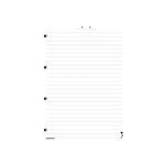 Refil Fichário Tamanho Colegial ou Caderno Argolado Cherry 80 Folhas 17,9 x 24,1 cm - Animativa